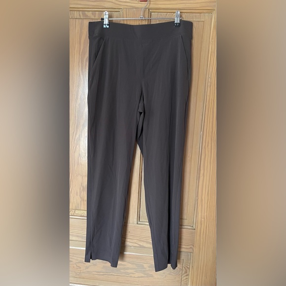 Athleta Brooklyn Mid Rise Ankle Pant, Size 10, Brown (runs large) - Picture 2 of 8